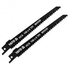 YATO Set 2 lame fierastrau sabie, pentru lemn, lun..